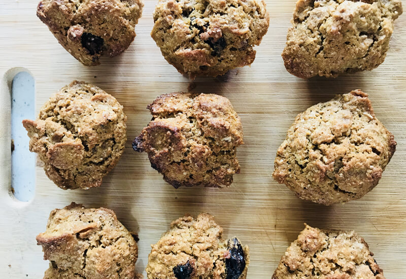 healthy whole wheat muffins